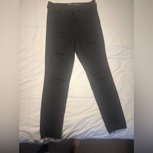 American Eagle high waisted ripped jeans